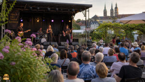 Das Blues- & Jazzfestival Bamberg läuft bis 9. August 2026. Auftakt ist auf der Böhmerwiese, danach folgen kostenlose Konzerte am Maxplatz. Programm hier