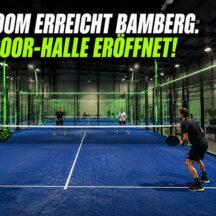 Padel in Bamberg - Das neue Courtwerk eröffnet mit vier Indoor-Courts. Alle Infos zu Preisen, Öffnungszeiten, Buchung und dem Trendsport.