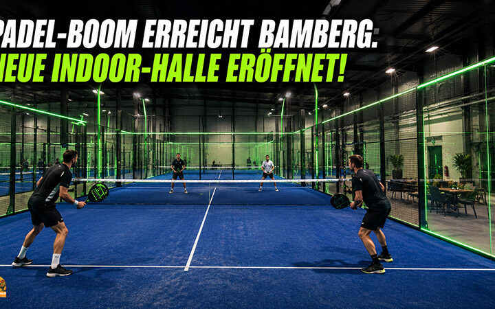 Padel in Bamberg - Das neue Courtwerk eröffnet mit vier Indoor-Courts. Alle Infos zu Preisen, Öffnungszeiten, Buchung und dem Trendsport.