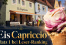 Eisdiele Eis Capriccio aus Schlüsselfeld landet bei Franken-Ranking auf Platz 1