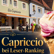 Eisdiele Eis Capriccio aus Schlüsselfeld landet bei Franken-Ranking auf Platz 1