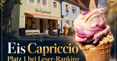 Eisdiele Eis Capriccio aus Schlüsselfeld landet bei Franken-Ranking auf Platz 1