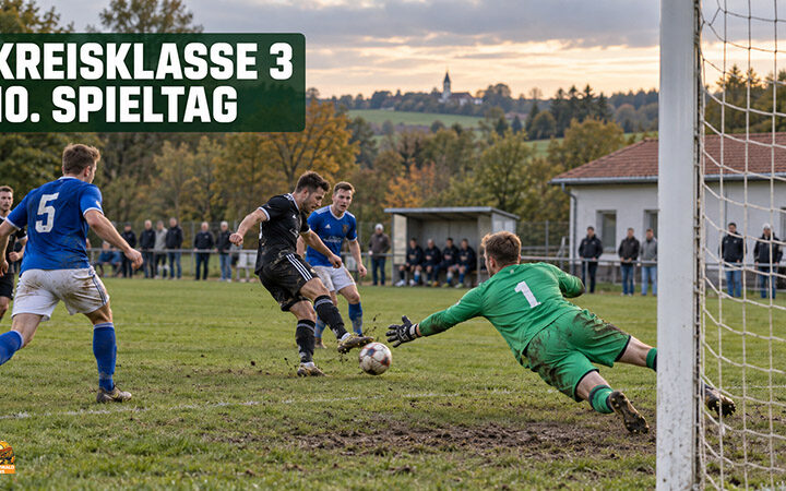 Fußballbericht und Ergebnisse in der Kreisklasse 3 Bamberg vom 10. Spieltag