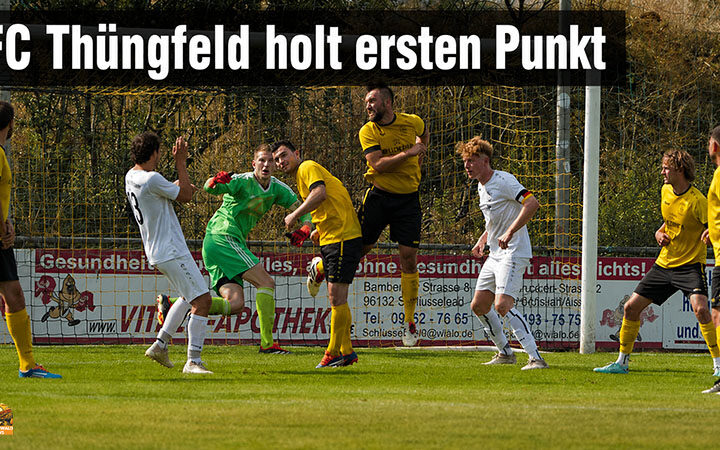 FC Thüngfeld holt ersten Punkt – am Sonntag wartet Schnaid/Rothensand - Gegen den Post-SV Bamberg erkämpfte sich die Mannschaft von Spielertrainer Dominik Malina ein 1:1.