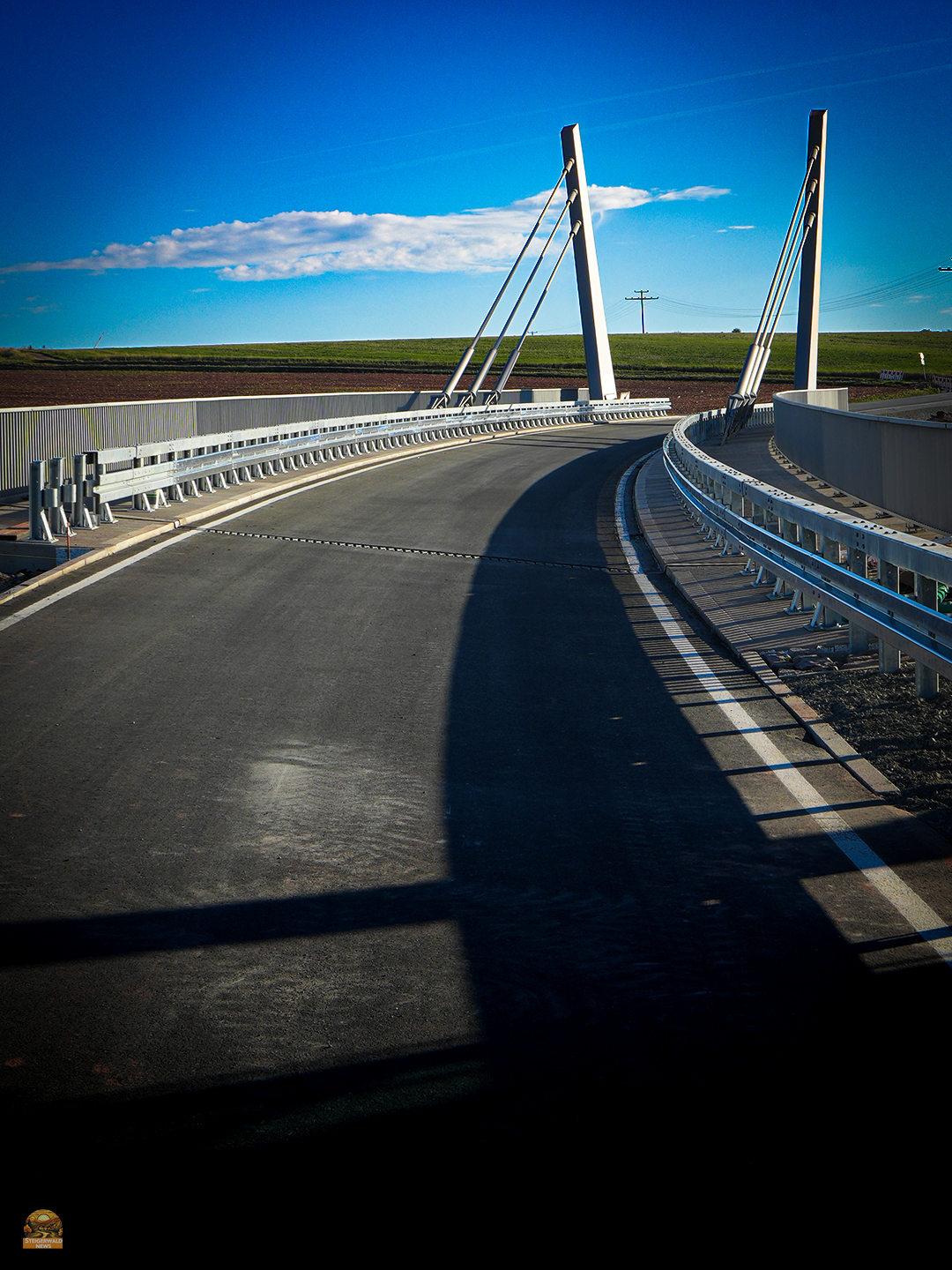 neue Brücke zwischen Thüngfeld und Fürstenforst / Burghaslach