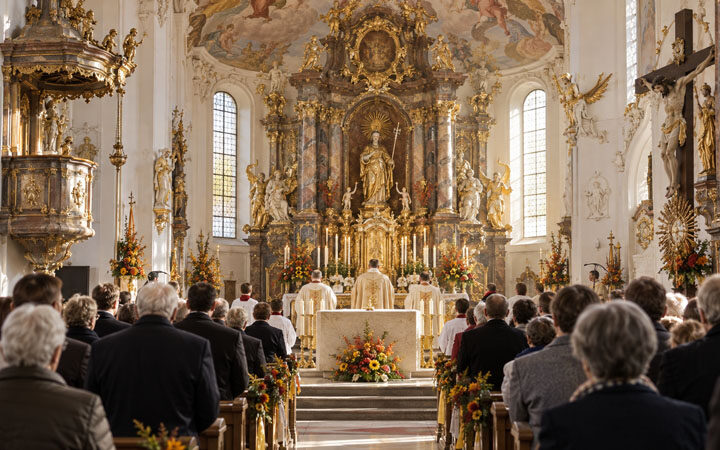 Erzbischof Herwig Gössl weihte am 19. September den neuen Altar der Burgebracher Vituskirche. Alles zur Feier und zur 4,7-Millionen-Sanierung.