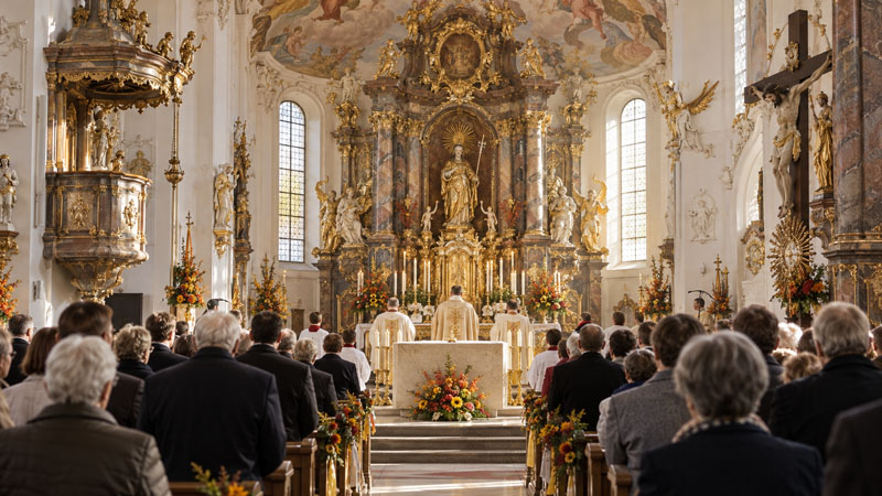 Erzbischof Herwig Gössl weihte am 19. September den neuen Altar der Burgebracher Vituskirche. Alles zur Feier und zur 4,7-Millionen-Sanierung.