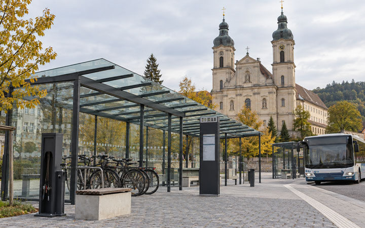 Neue Mobilstation in Ebrach: Bus, Rad und Denkmalschutz unter einem Dach