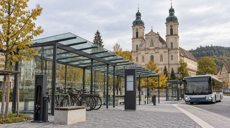 Neue Mobilstation in Ebrach: Bus, Rad und Denkmalschutz unter einem Dach
