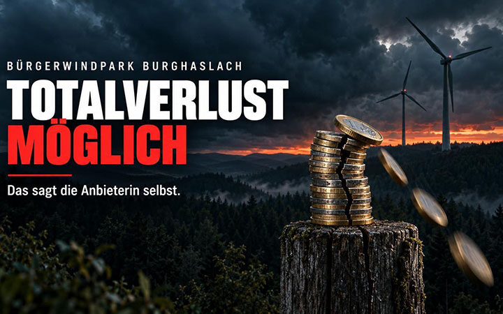 Bürgerwindprojekt Burghaslach Markt Taschendorf Bürgerinformationsveranstaltung im Tannenhof Schorr in Markt Taschendorf und in der Kulturtankstelle Burghaslach. Risiken der Bürgerbeteiligung. Aktuellere Bautenstand