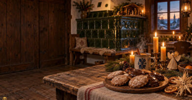 Advent im Freilandmuseum Bad Windsheim: Termine vom 28. November bis 13. Dezember 2026 mit Adventsbäckerei, Konzerten, Basteln und Weihnachtsspiel.
